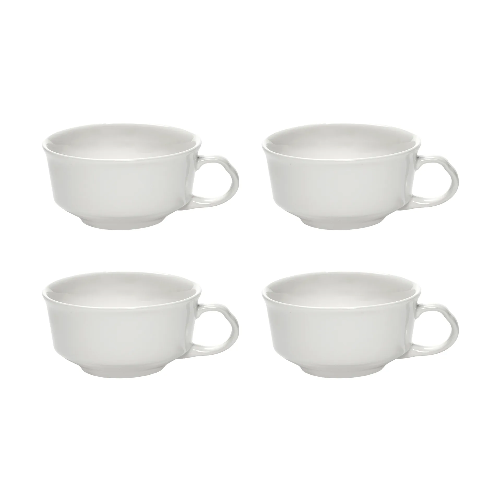 Tasse à espresso Silhouette 10 cl lot de 4, Blanc Serax