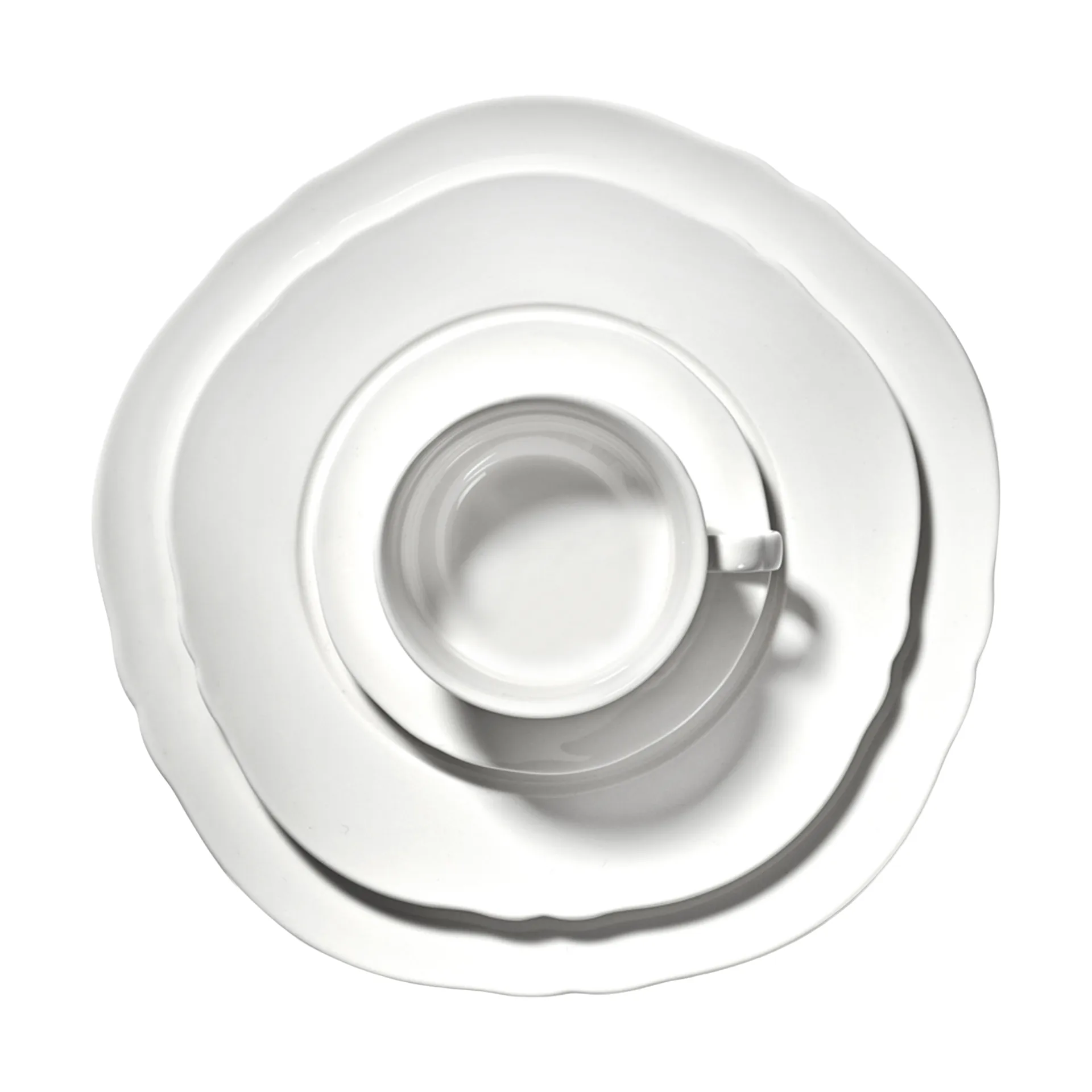 Tasse à espresso Silhouette 10 cl lot de 4, Blanc Serax