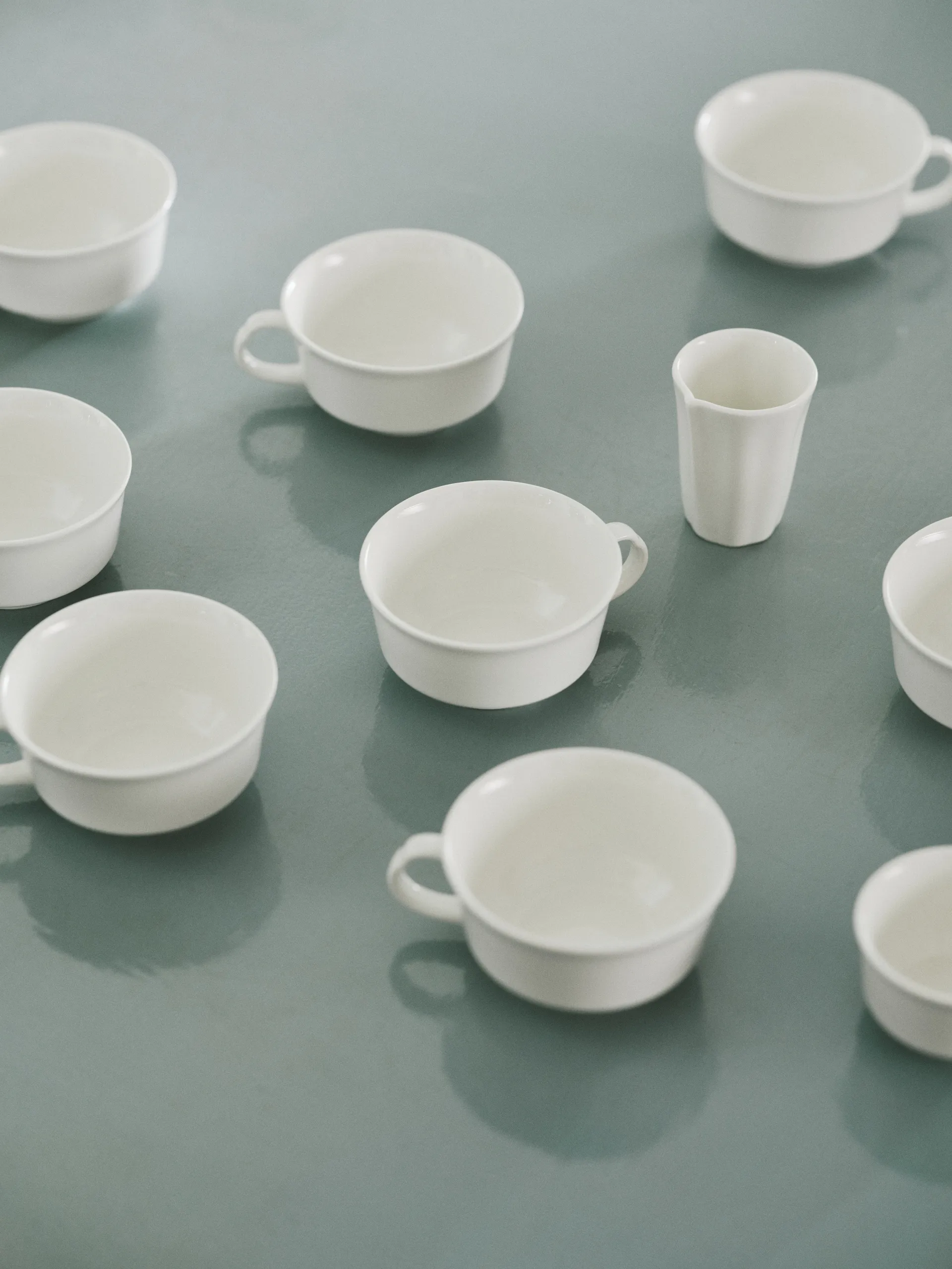 Tasse à espresso Silhouette 10 cl lot de 4, Blanc Serax