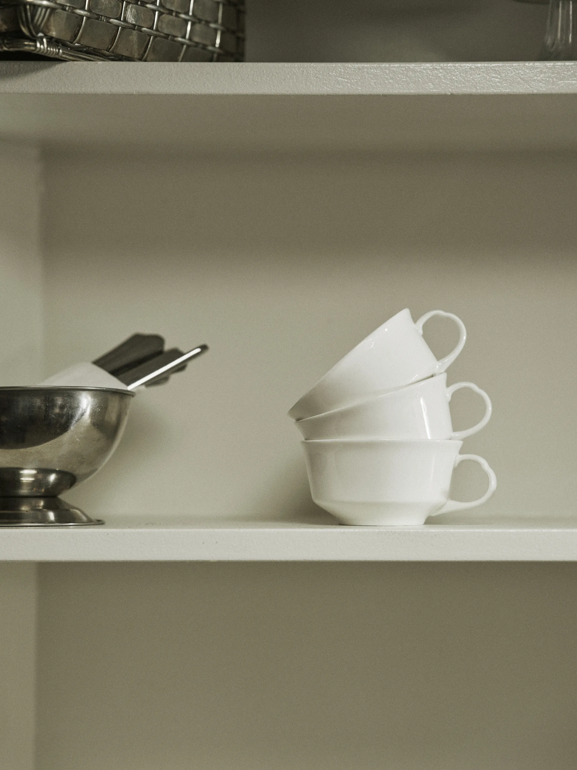 Tasse à espresso Silhouette 10 cl lot de 4, Blanc Serax