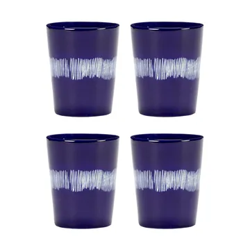 Tasses à thé Ottolenghi Feast 33 cl lot de 4 - Dark blue-white - Serax