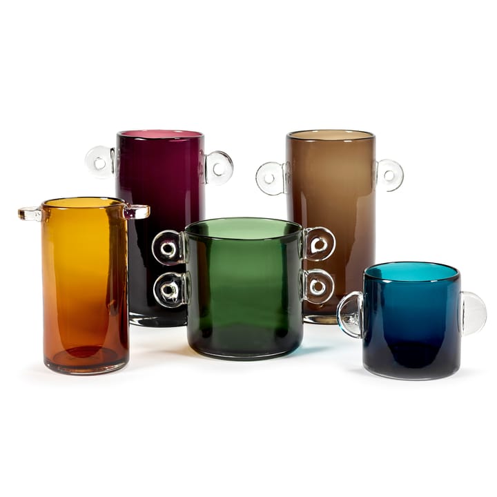 Vase avec anse Wind & Fire 31 cm, Aubergine Serax