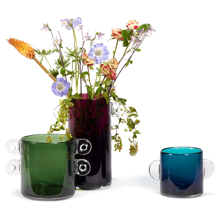 Vase avec anse Wind & Fire 31 cm, Aubergine Serax