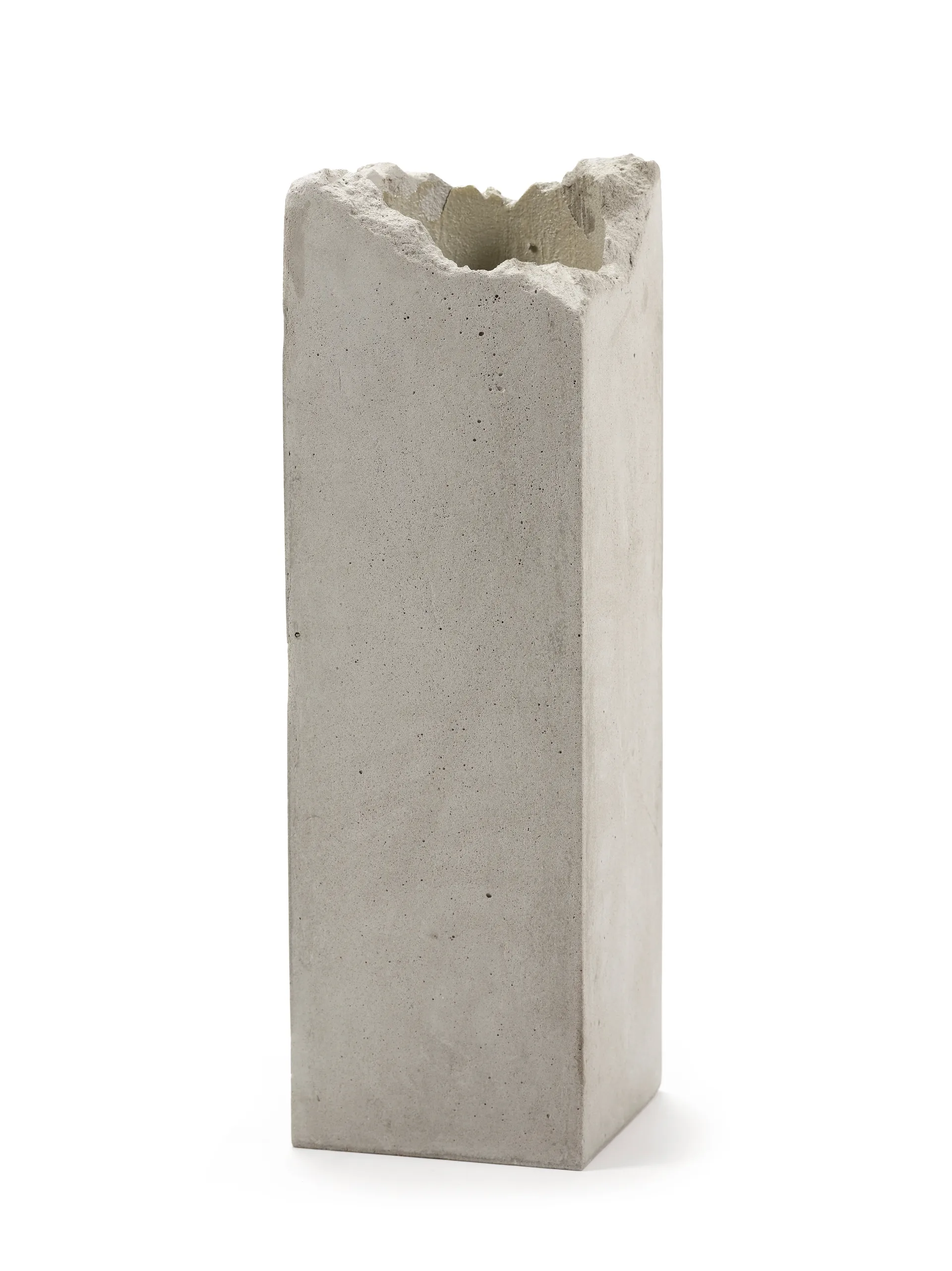 Vase Broquaine L 38 cm, Grey Serax