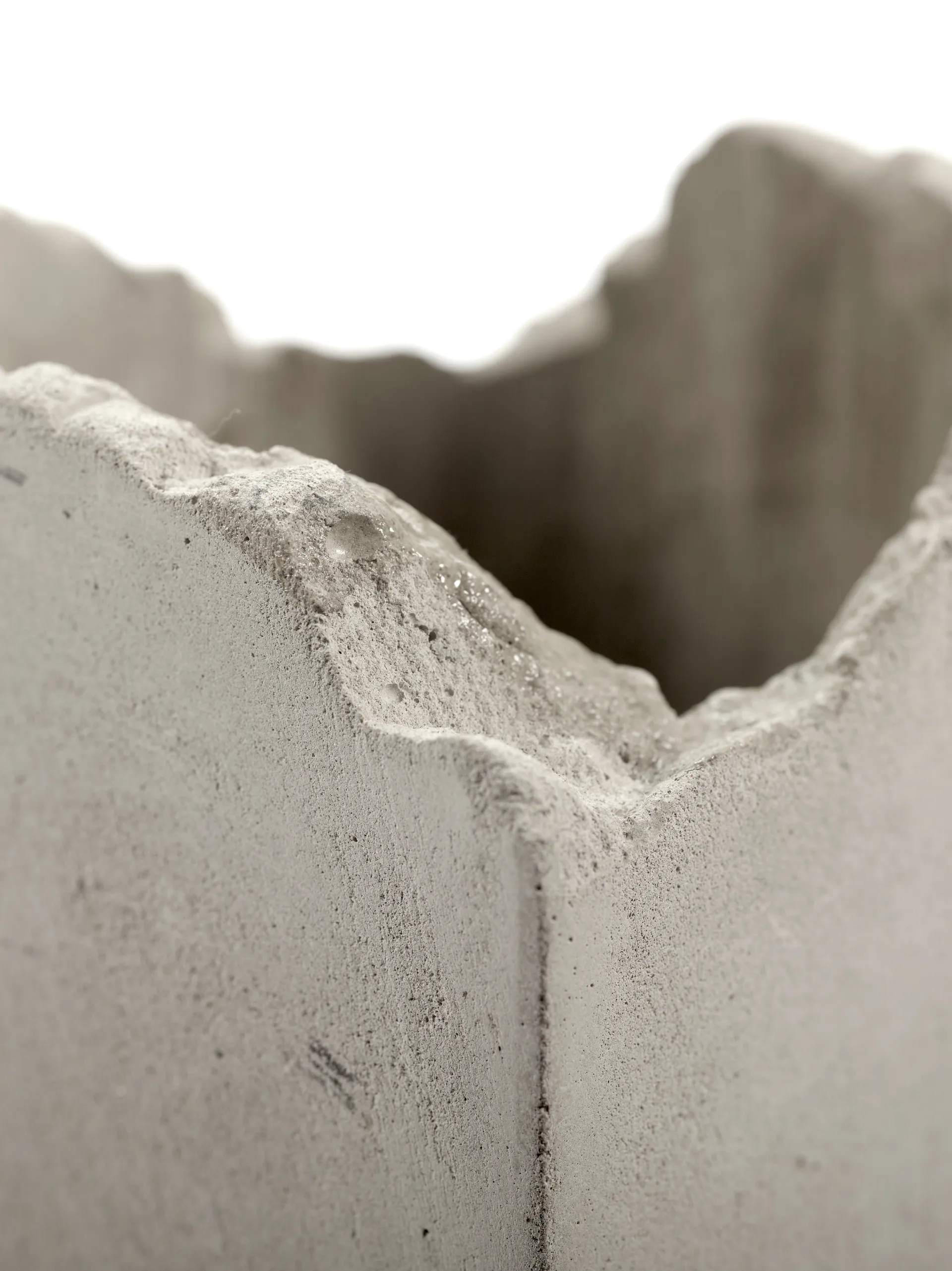 Vase Broquaine S 28 cm, Grey Serax