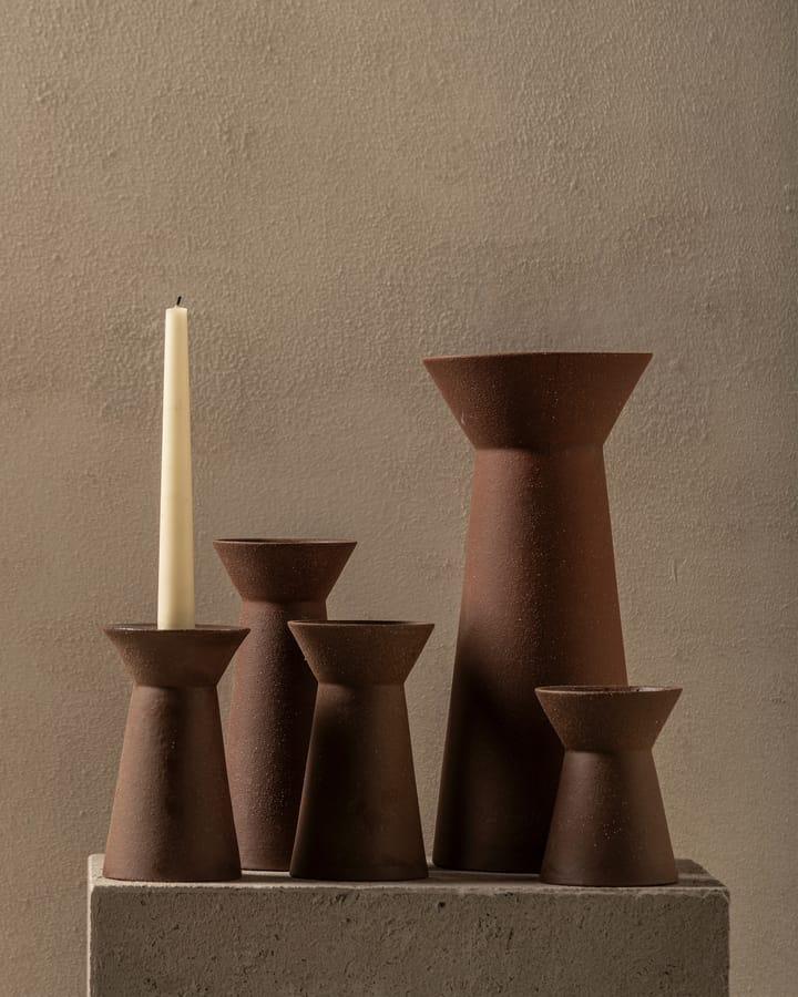 Vase Urban 02 S 16,5 cm, Red-brown Serax