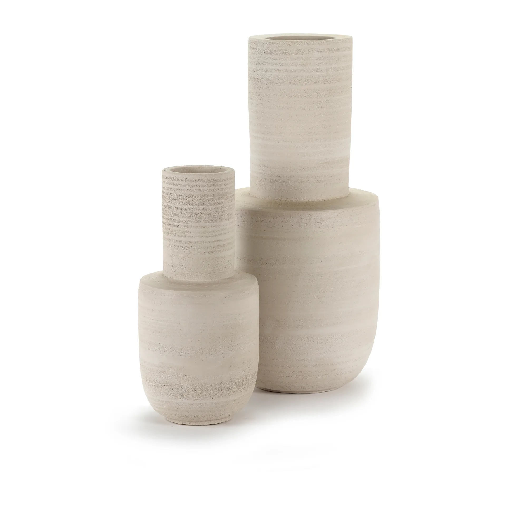Vase Volumes L Ø25 cm, Beige Serax