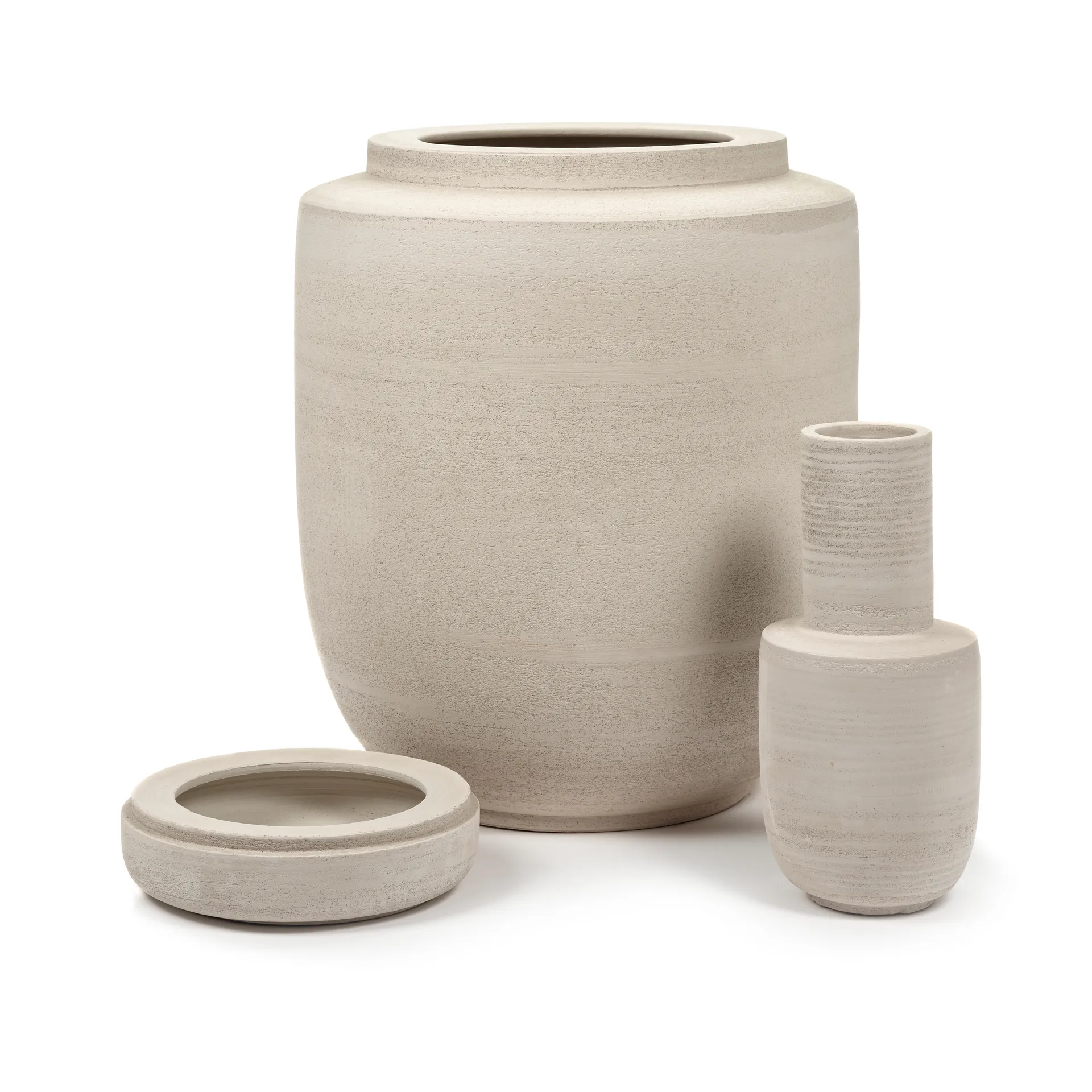 Vase Volunes Ø17,5 cm, Beige Serax