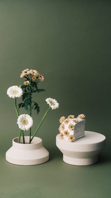 Vase/plat à gâteau Mira L - Beige - Serax
