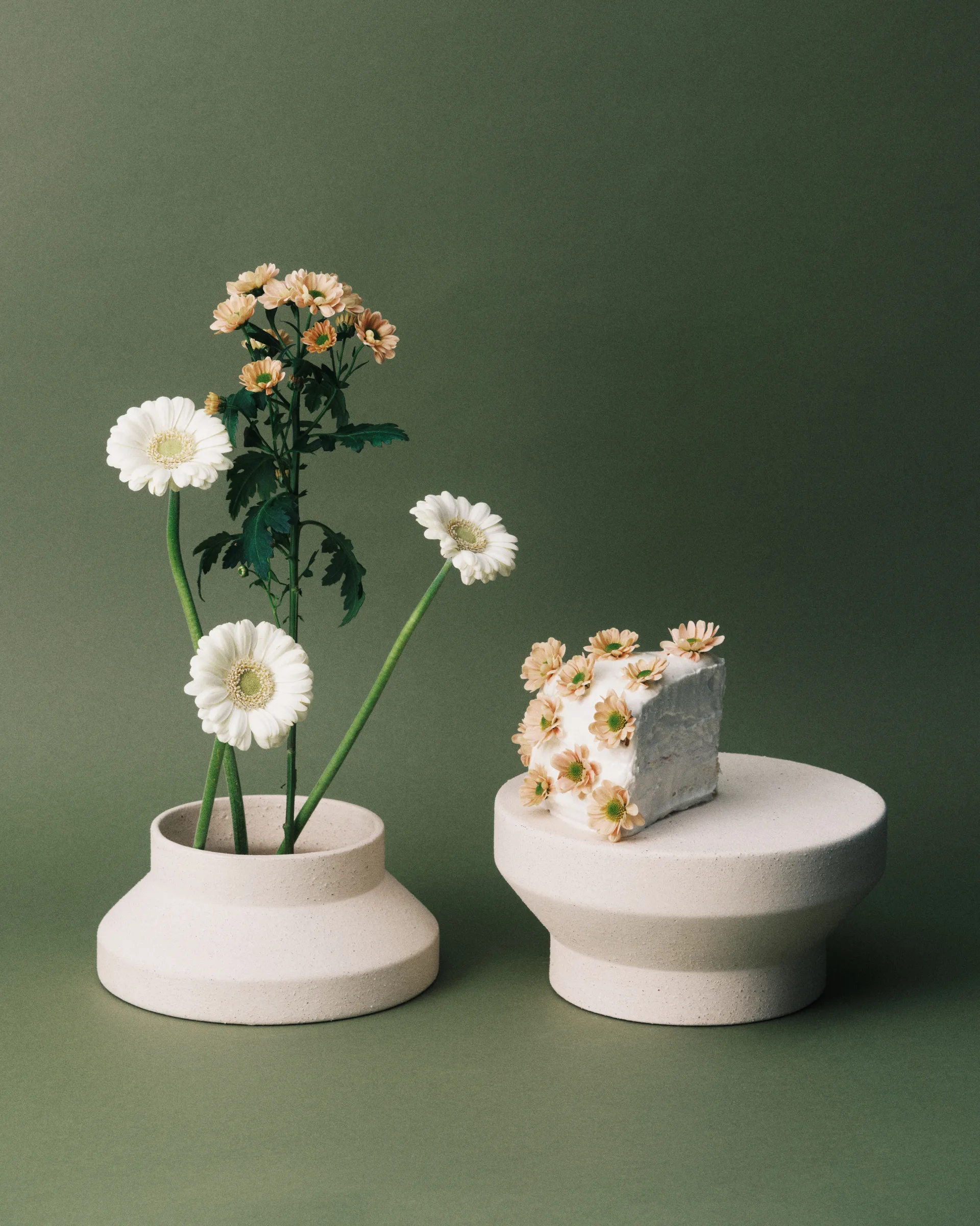 Vase/plat à gâteau Mira S, Beige Serax