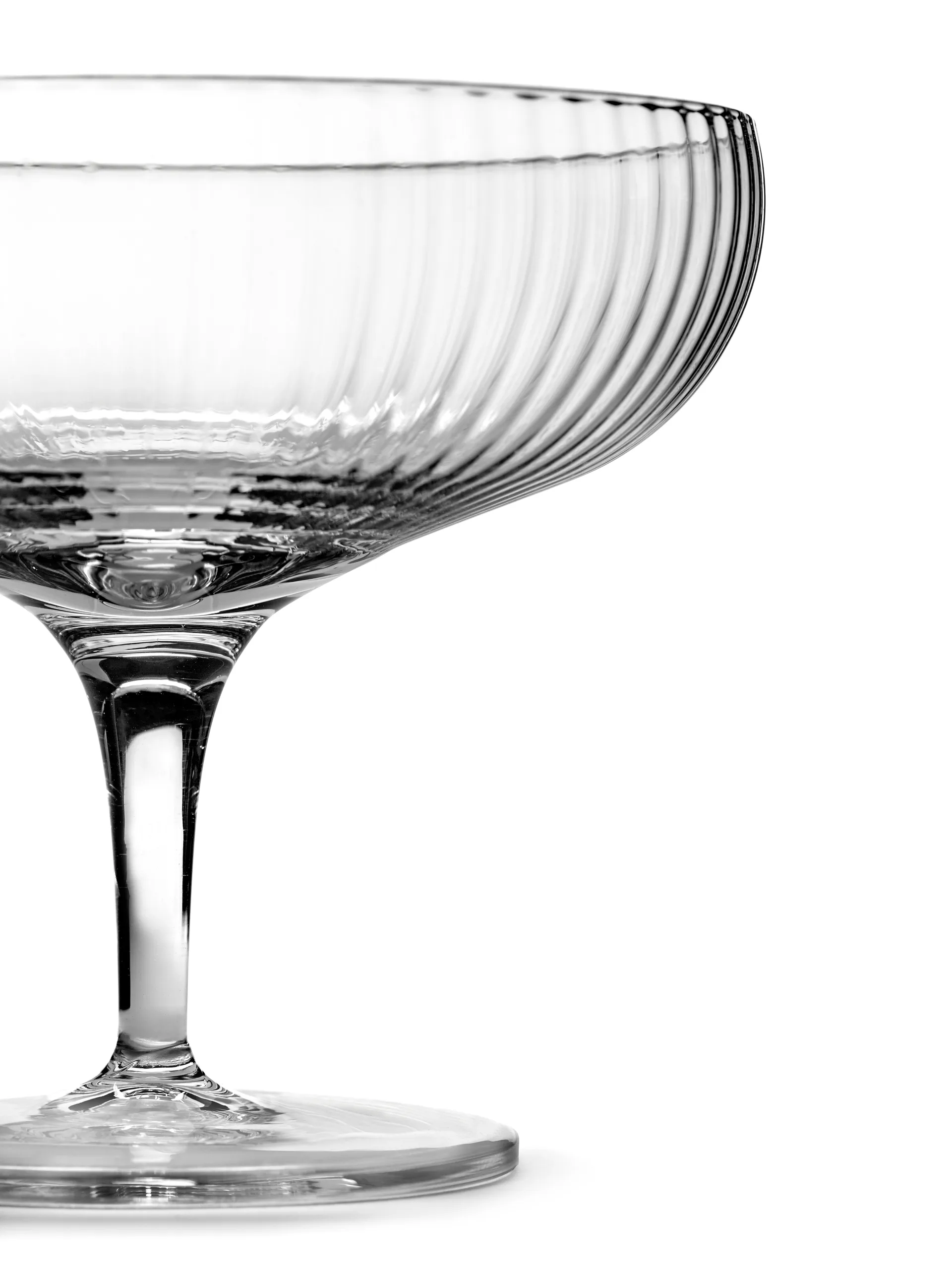 Verre à champagne Inku 15 cl, Transparent Serax