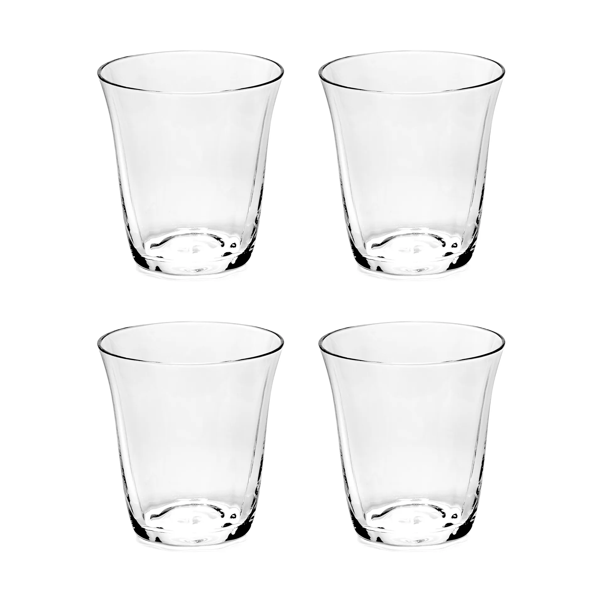 Verre à double espresso Silhouette 11 cl lot de 4, Transparent Serax