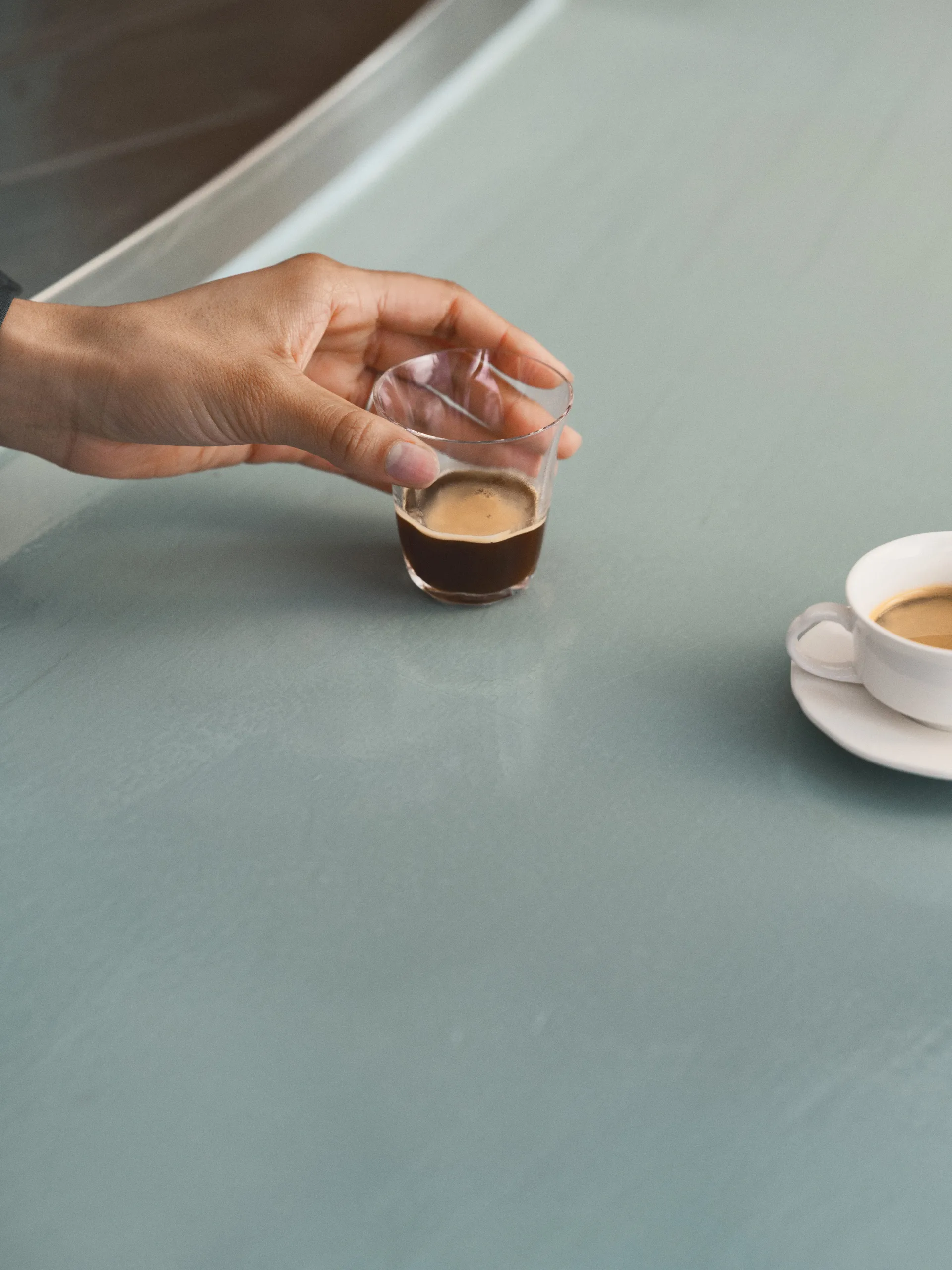 Verre à double espresso Silhouette 11 cl lot de 4, Transparent Serax