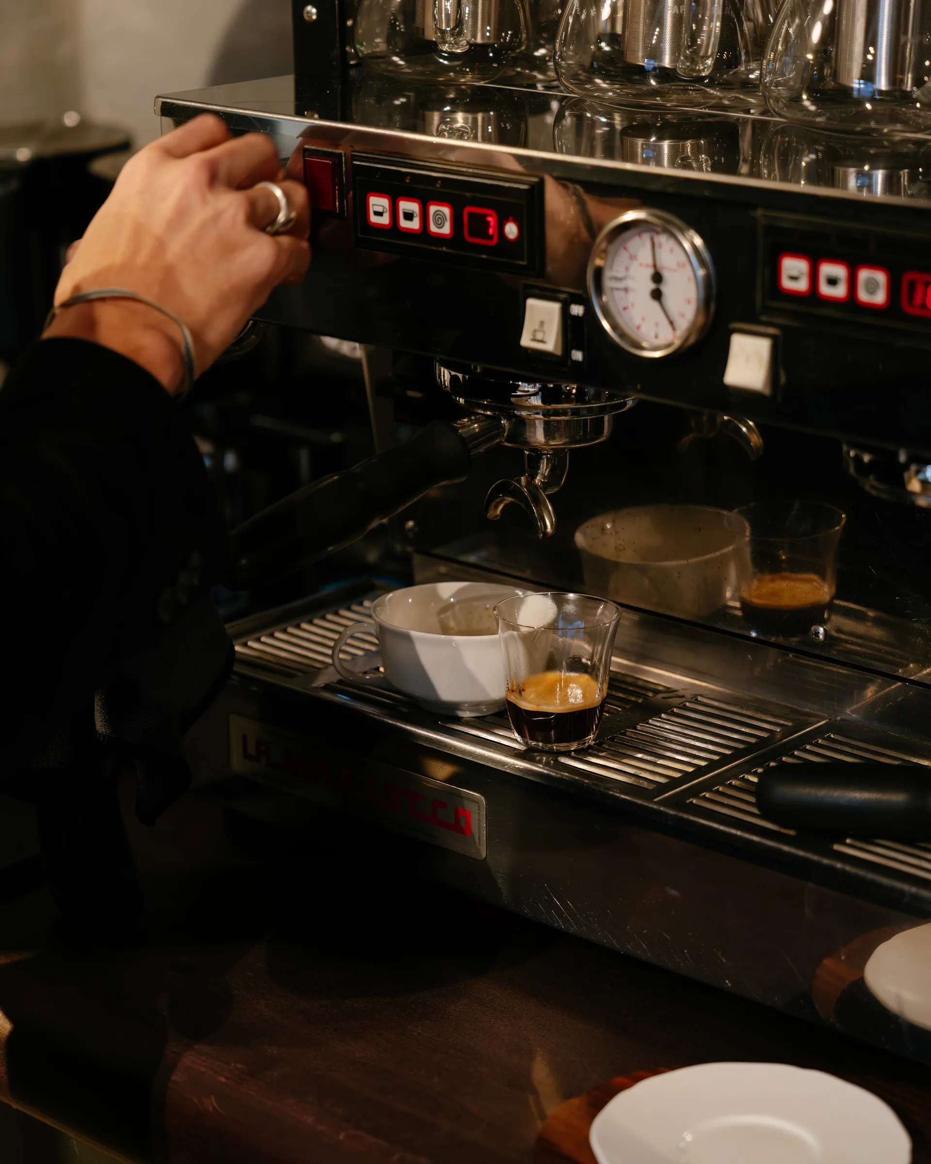 Verre à double espresso Silhouette 11 cl lot de 4, Transparent Serax