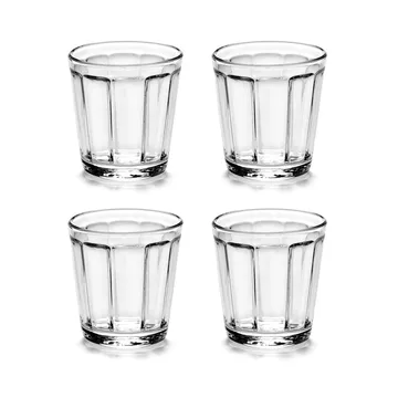 Verre à espresso Surface 10 cl Lot de 4 Transparent - Serax