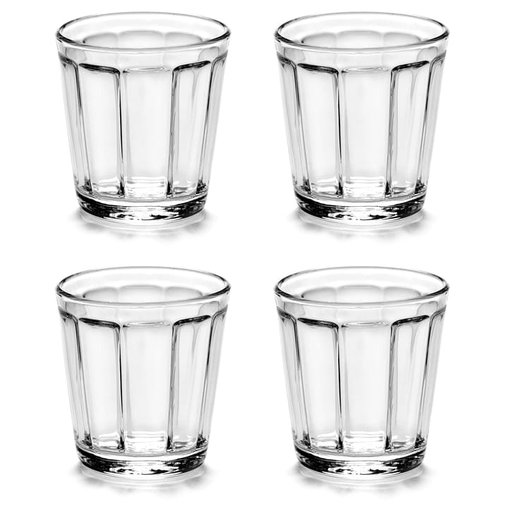 Verre à espresso Surface 10 cl Lot de 4 - Transparent - Serax