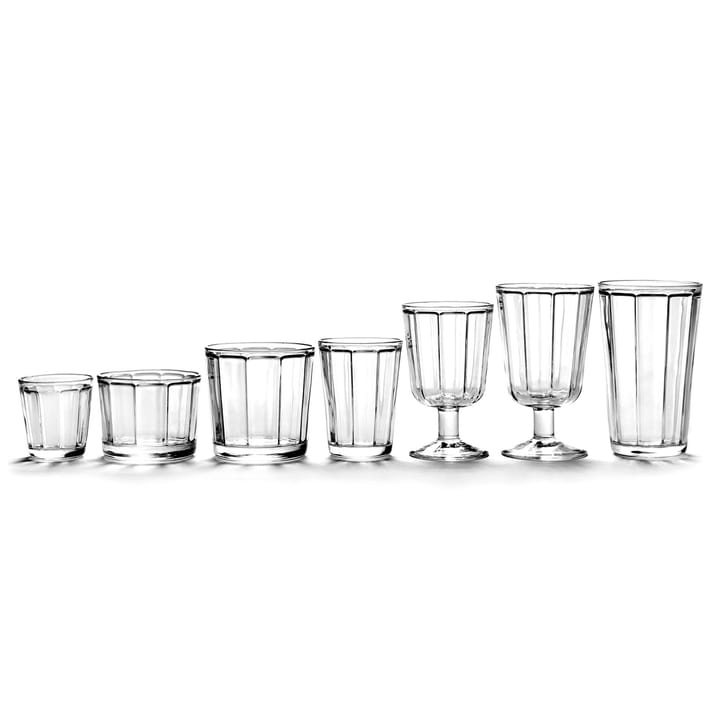Verre à espresso Surface 10 cl Lot de 4 - Transparent - Serax