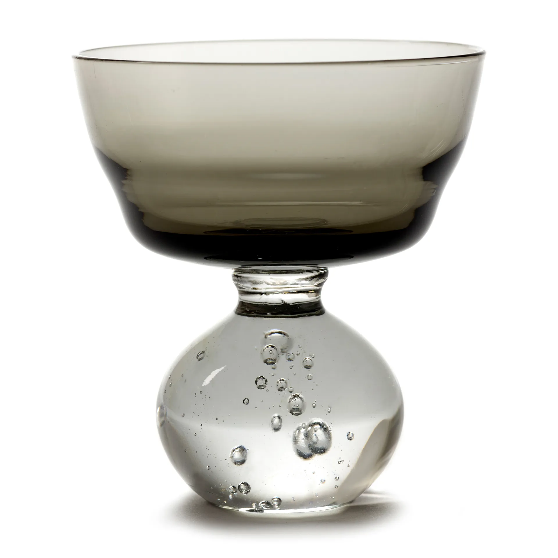 Verre à pied Eternal snow M Ø9,2 cm, Gris fumé Serax