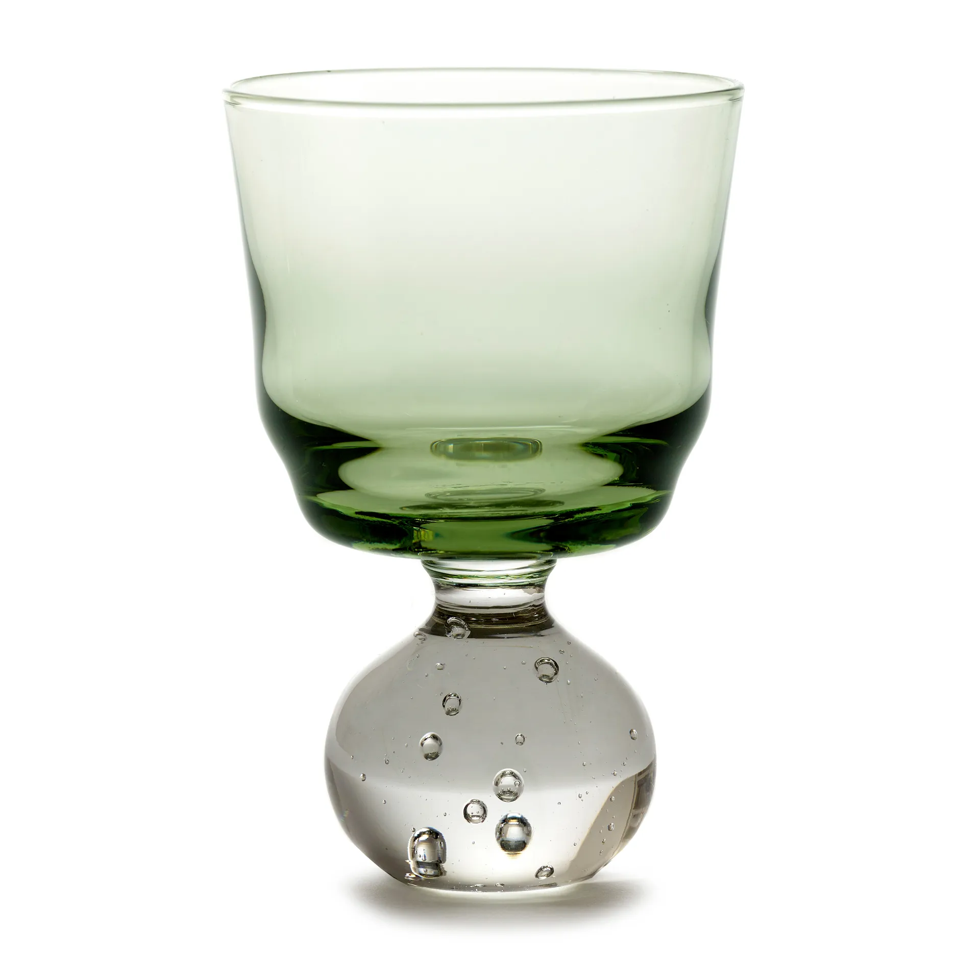 Verre à pied Eternal snow S Ø6,3 cm, Vert Serax