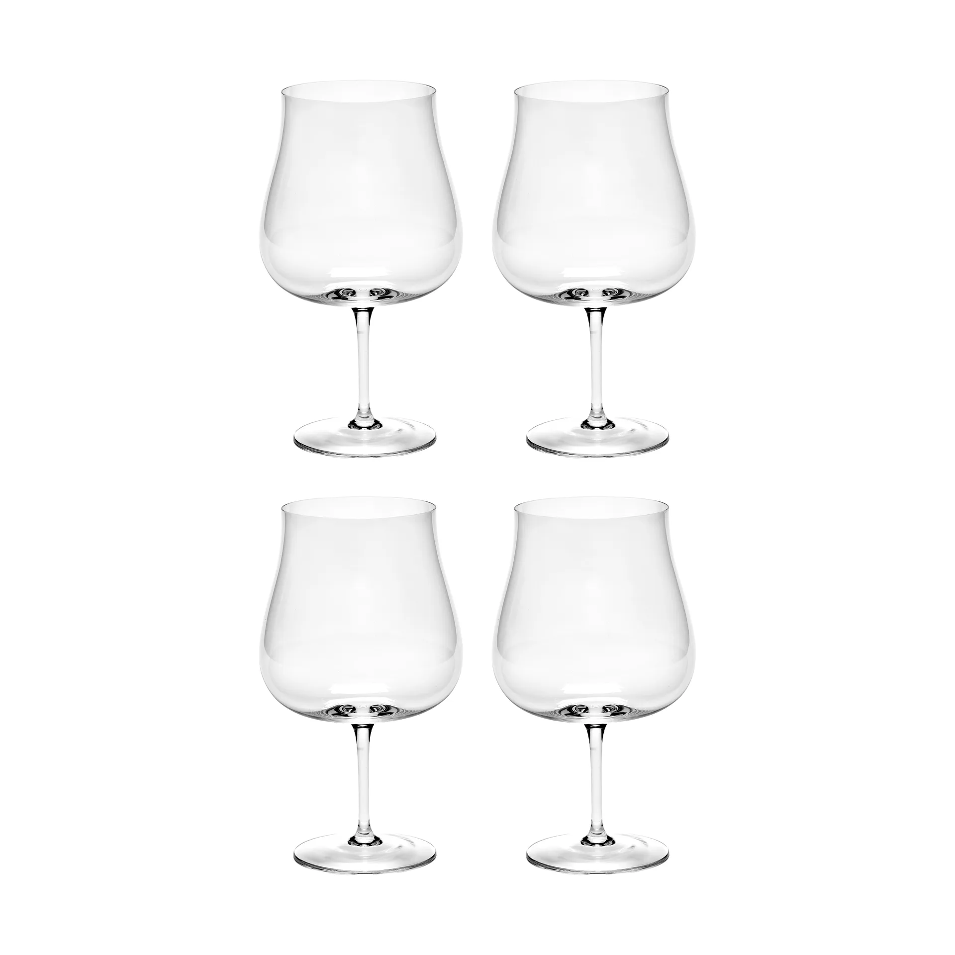 Verre à vin blanc Silhouette 59 cl lot de 4, Transparent Serax