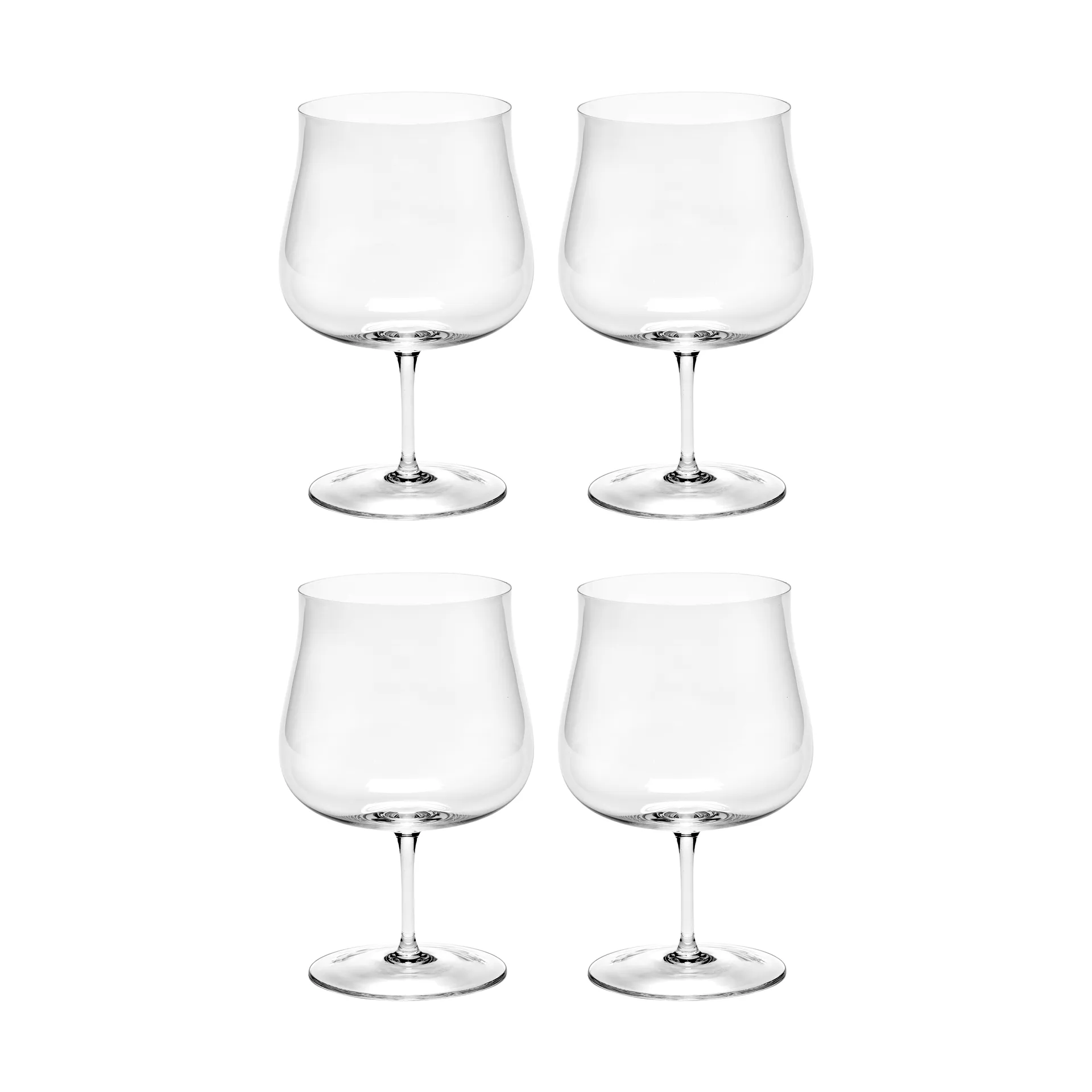 Verre à vin de Bourgogne Silhouette 73 cl lot de 4, Clair Serax