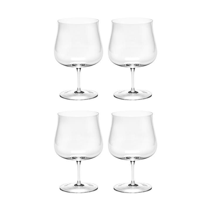 Verre à vin de Bourgogne Silhouette 73 cl lot de 4 - Clair - Serax