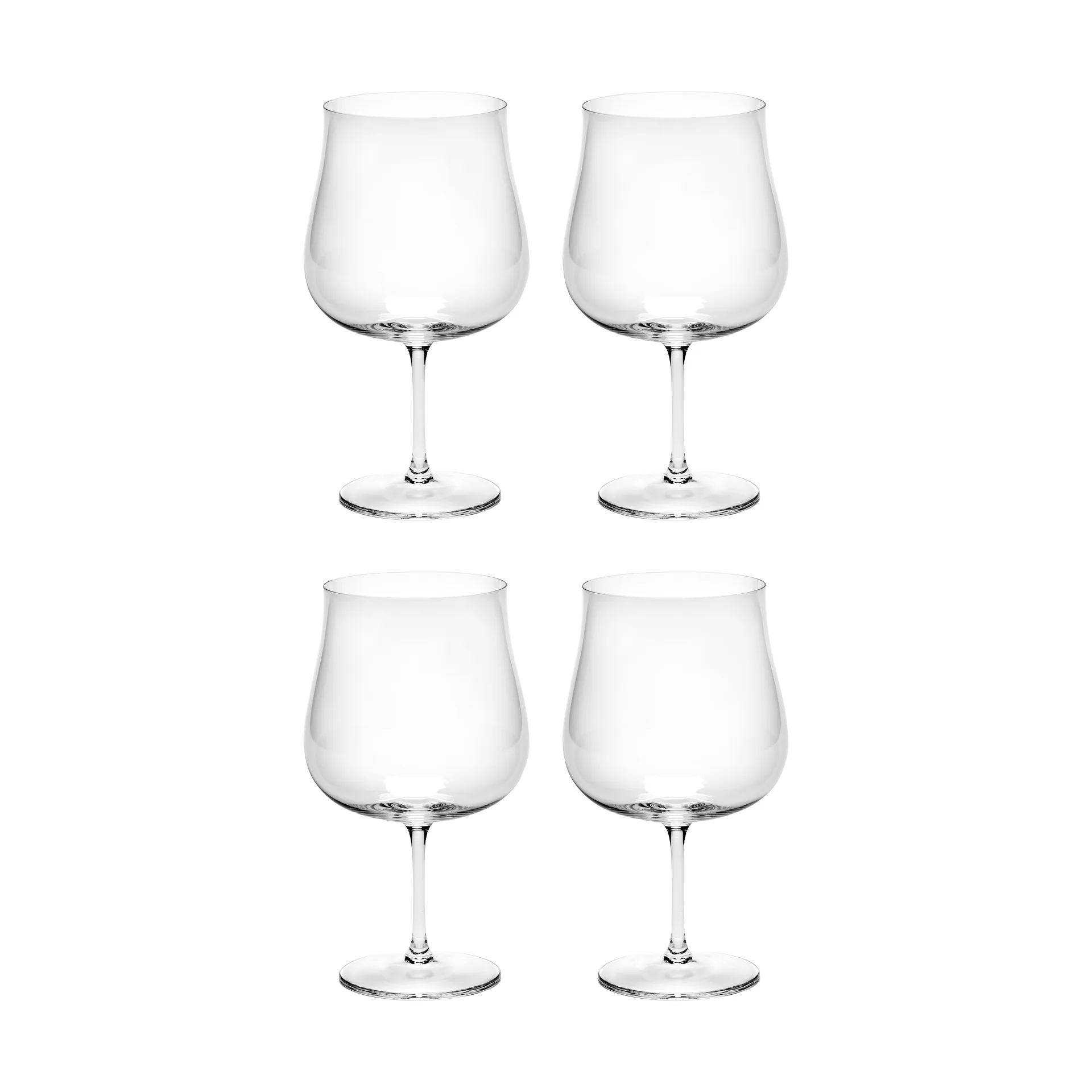 Verre à vin rouge Silhouette 69 cl lot de 4, Clair Serax