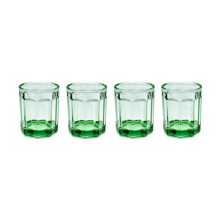 Verre Fish & Fish 22 cl Lot de 4 Green - Serax