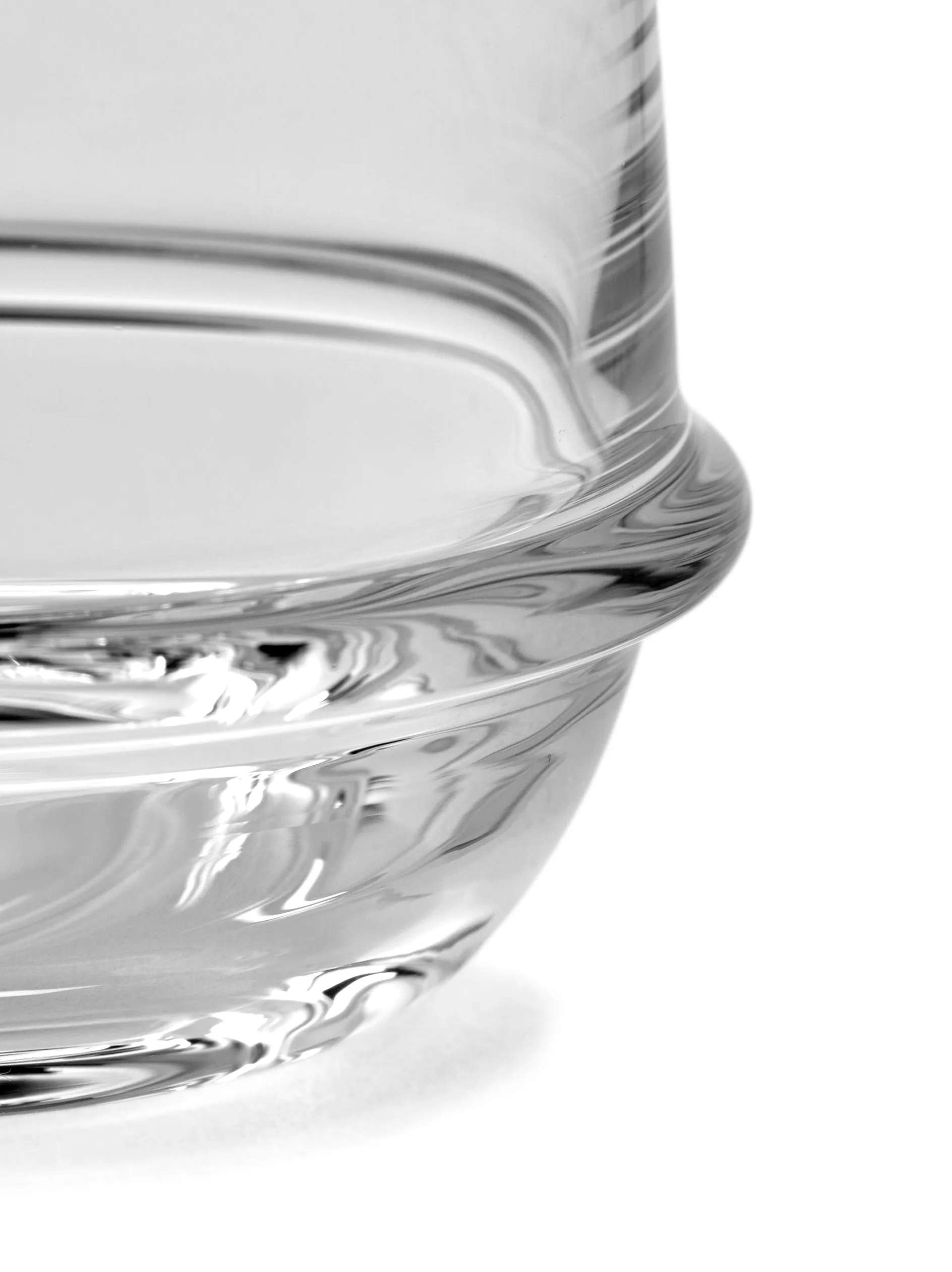 Verre tumbler Dune L 38 cl lot de 4, Clear Serax