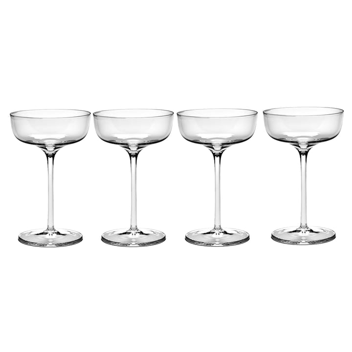 Verres à champagne Passe-Partout 15 cl Lot de 4 - Transparent - Serax