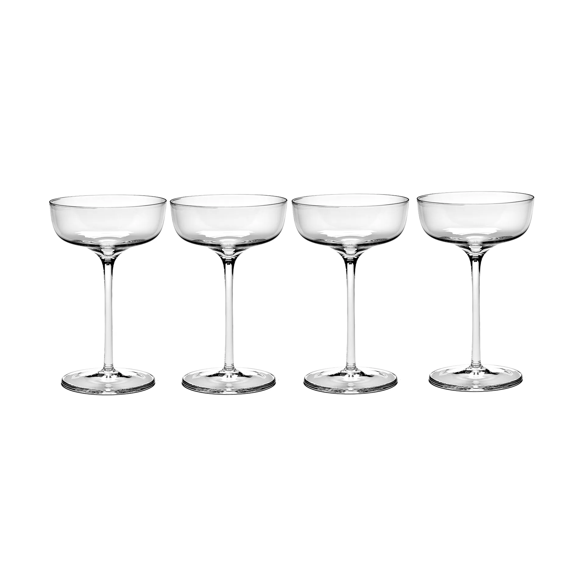 Verres à champagne Passe-Partout 15 cl Lot de 4 Transparent Serax