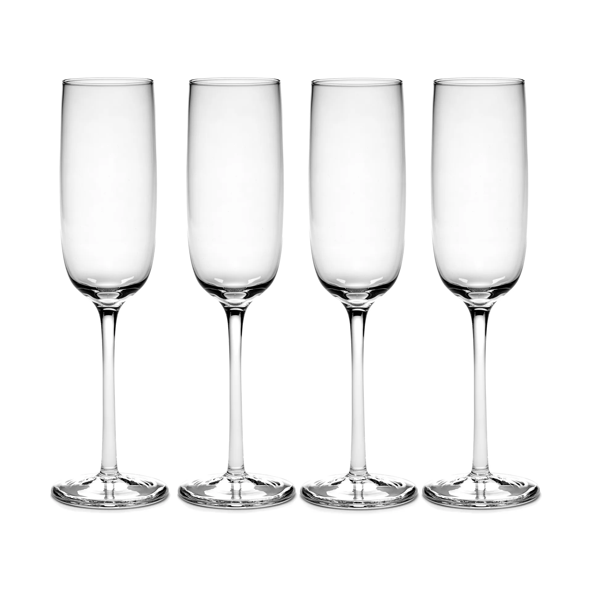 Verres à champagne Passe-Partout 15 cl Lot de 4 Transparent Serax