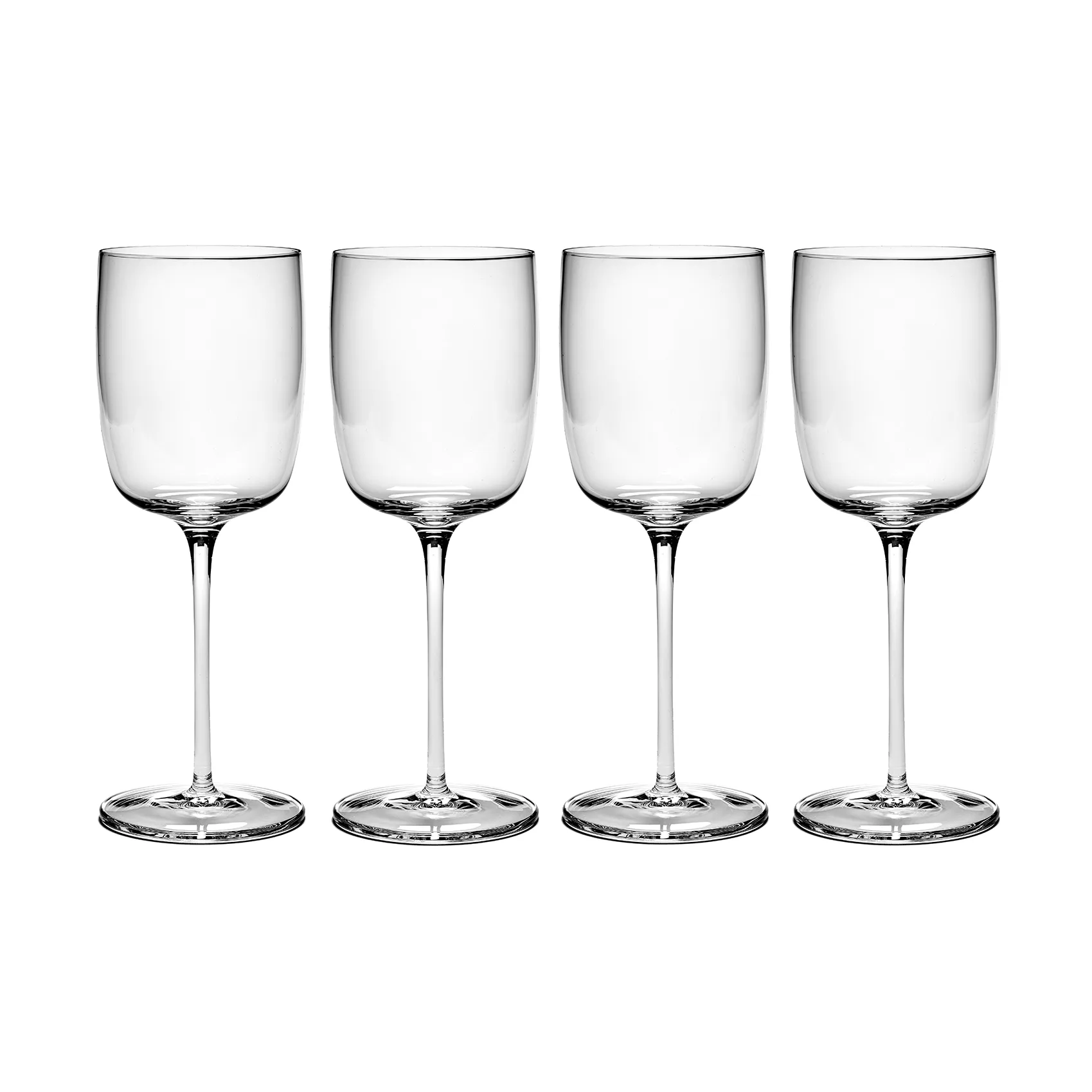Verres à vin rouge Passe-Partout 35 cl Lot de 4 Transparent Serax