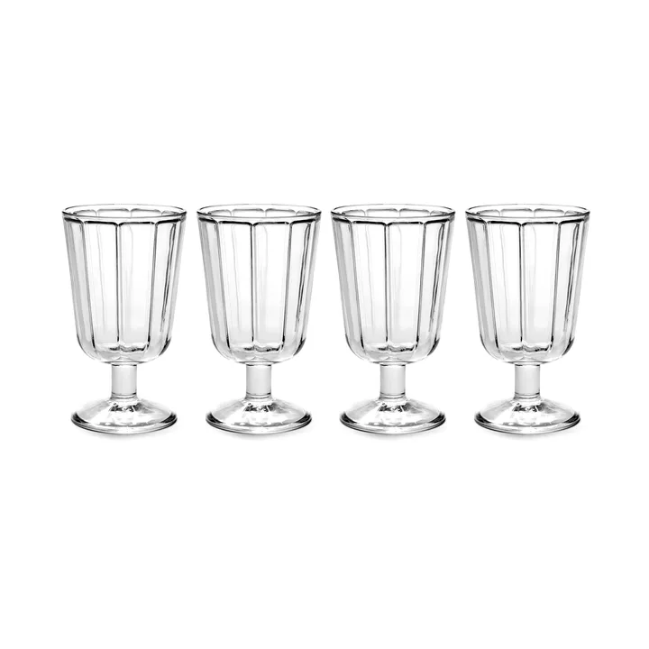 Verres à vin rouge Surface 23 cl Lot de 4 Transparent - Serax