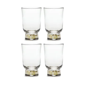Verres Ottolenghi Feast 33 cl lot de 4 - Stripes gold - Serax