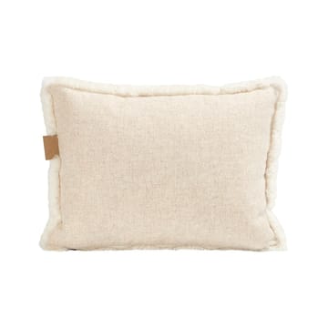 Coussin en peau de mouton Shepherd Lina 40 x 30 cm - crème - Shepherd of Sweden