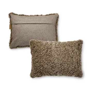 Coussin en peau de mouton Shepherd Lina 40 x 30 cm - Désert - Shepherd of Sweden