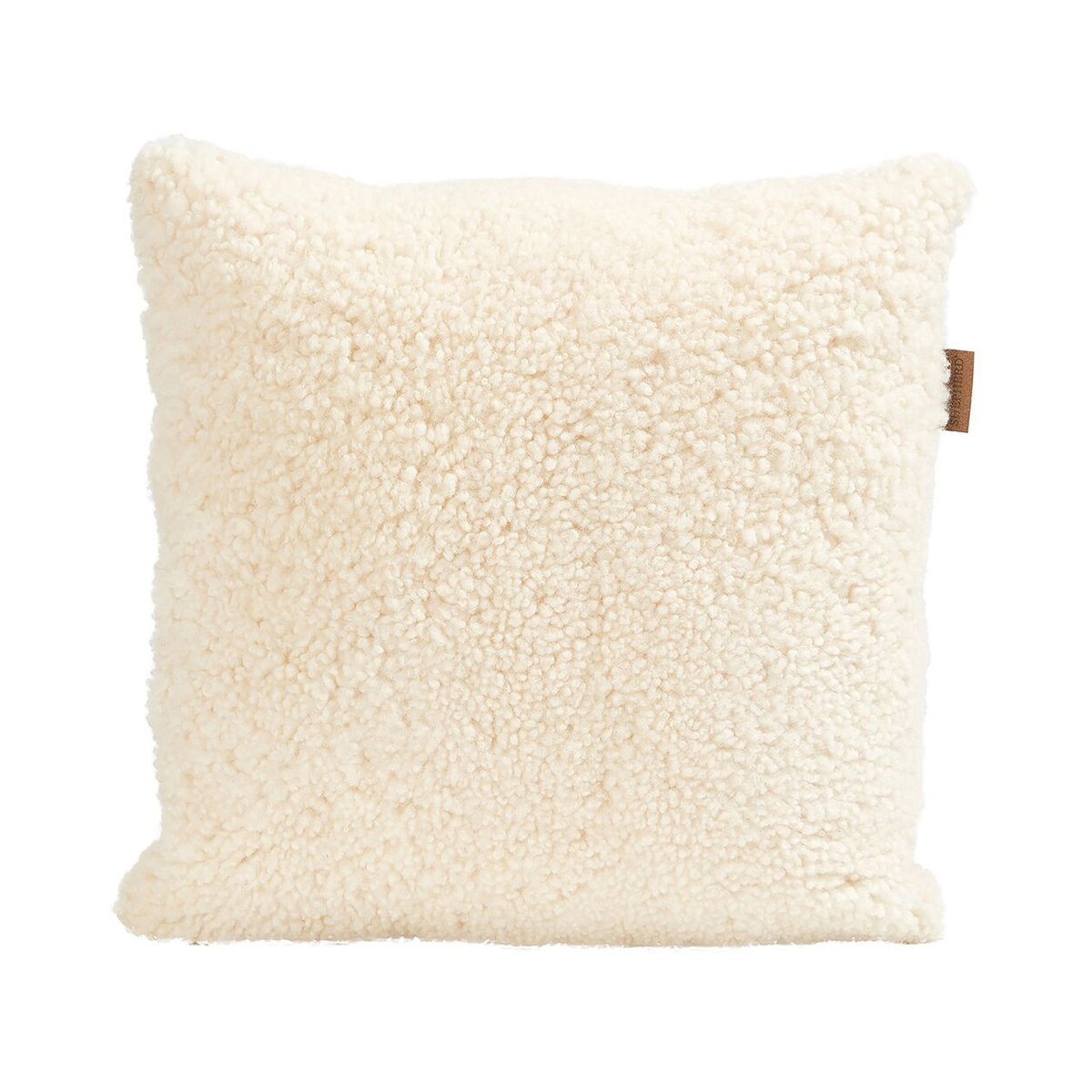 Shepherd of Sweden Coussin en peau de mouton Shepherd Lina 40 x 40 cm crème