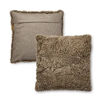 Coussin en peau de mouton Shepherd Lina 40 x 40 cm - Désert - Shepherd of Sweden