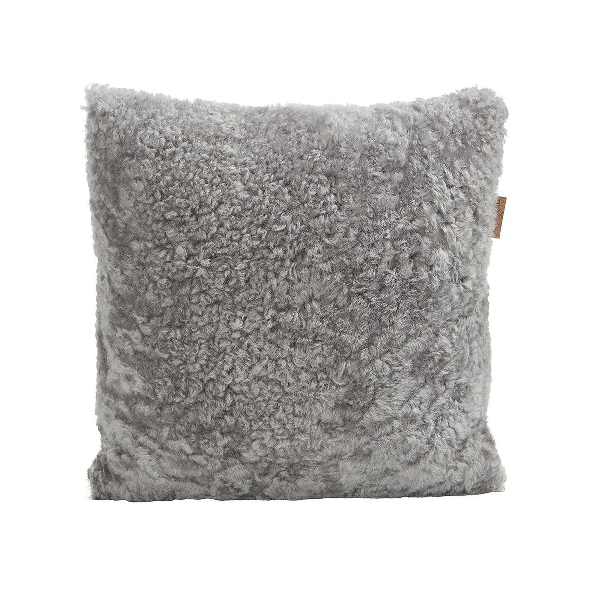 Shepherd of Sweden Coussin en peau de mouton Shepherd Lina 40 x 40 cm granit