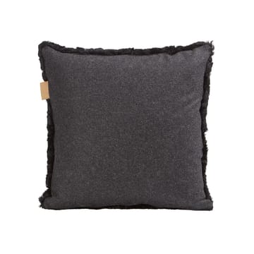 Coussin en peau de mouton Shepherd Lina 40 x 40 cm - noir - Shepherd of Sweden