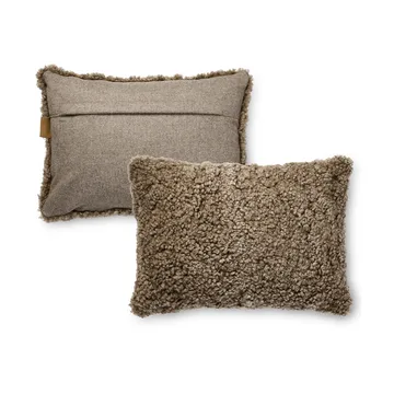 Coussin en peau de mouton Shepherd Lina 60 x 40 cm - Désert - Shepherd of Sweden