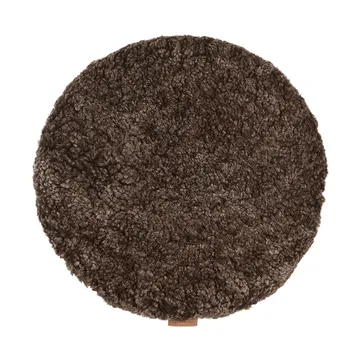 Jill coussin de chaise rembourré - Cappuccino (brun), Ø36 cm - Shepherd of Sweden