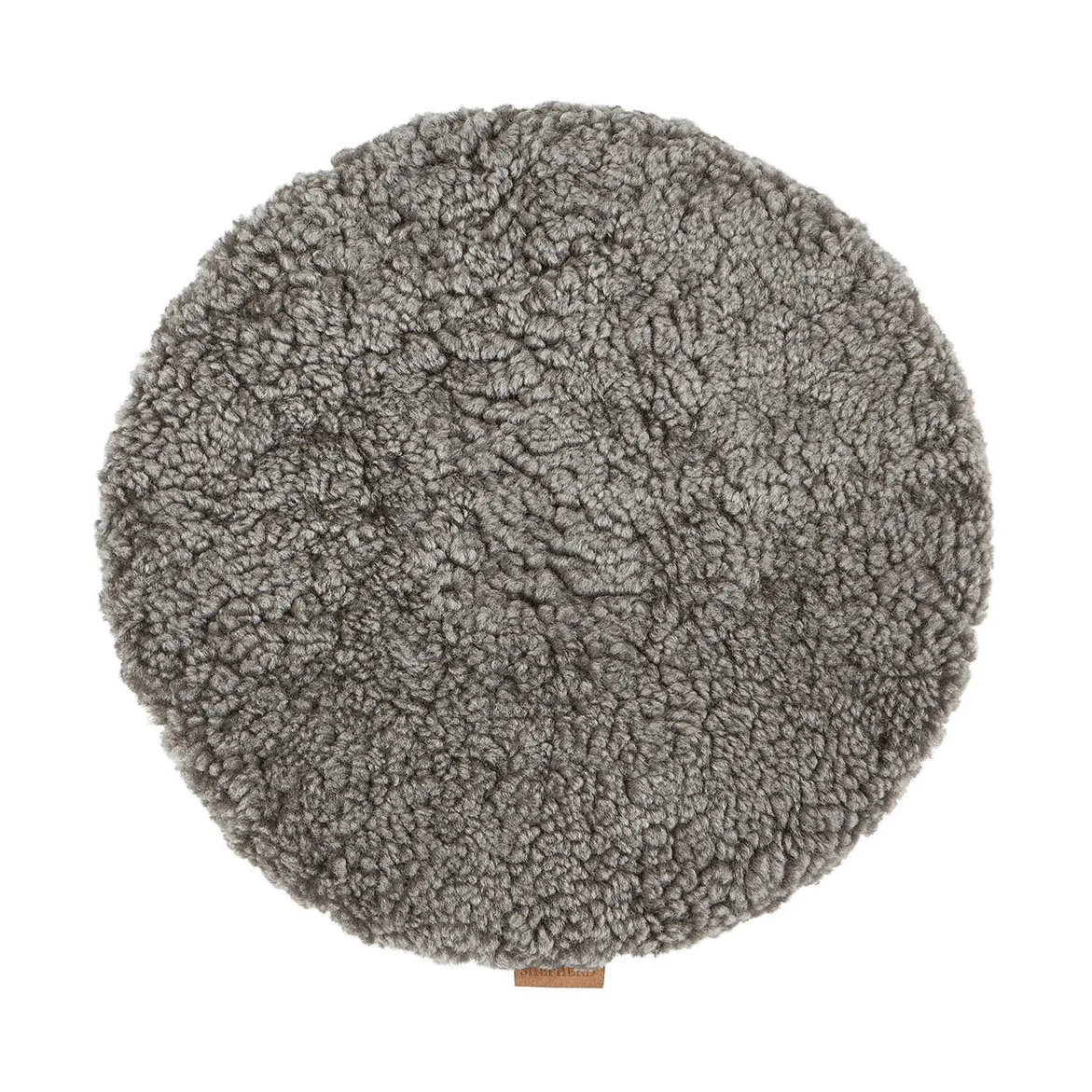 Jill coussin de chaise rembourré, Graphite gris (gris), Ø36 cm Shepherd of Sweden