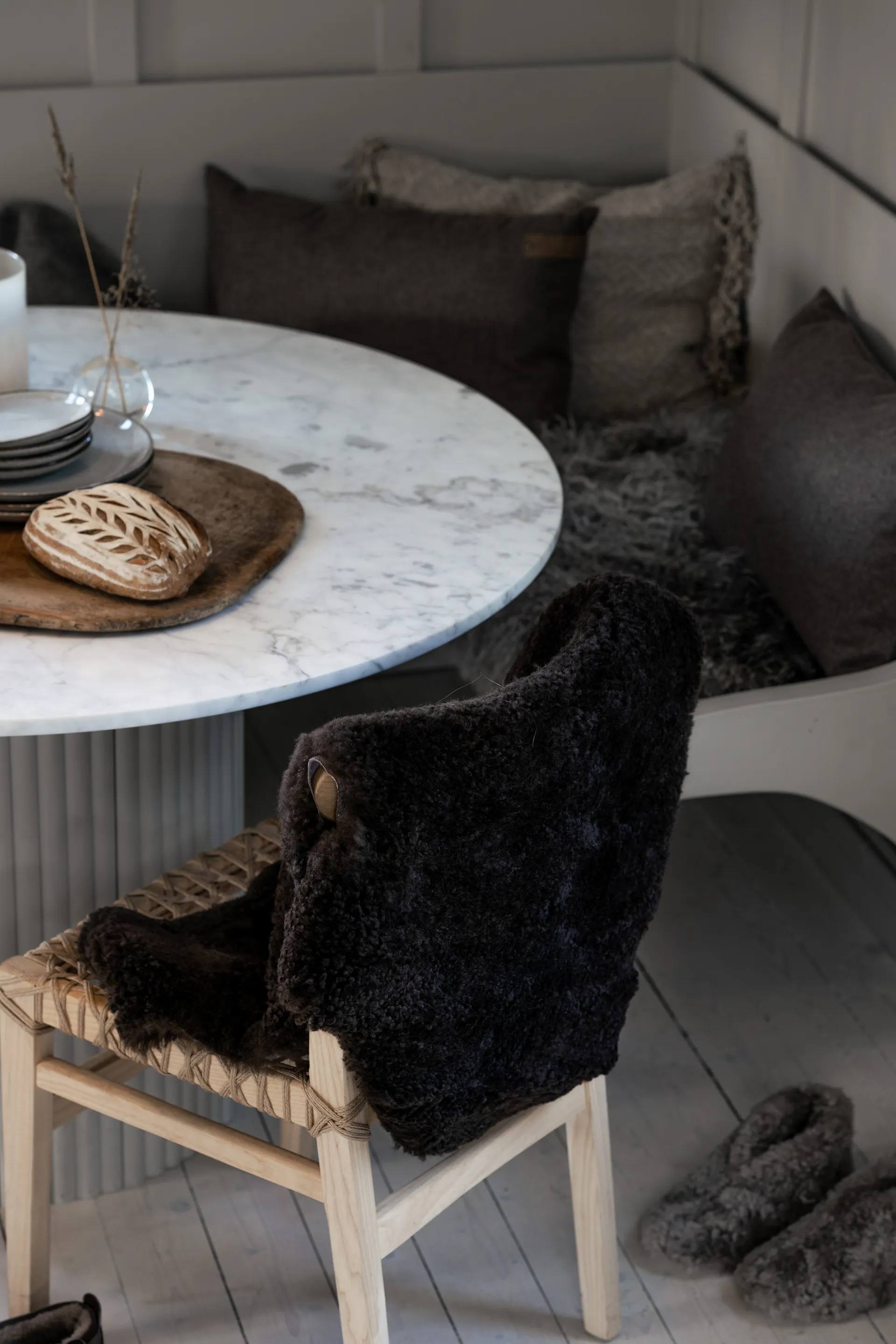 Peau de mouton Shepherd Ella, marron foncé Shepherd of Sweden