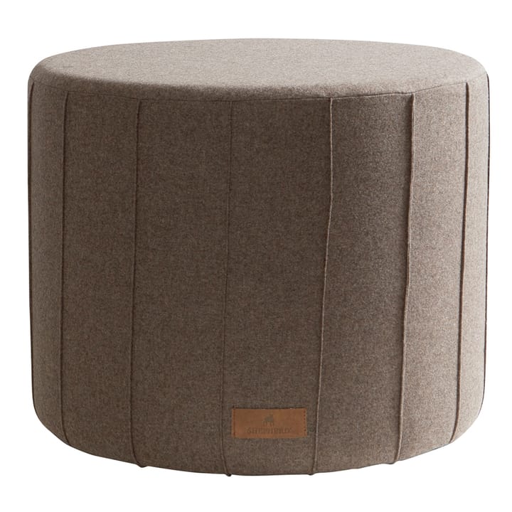 Pouf Shepherd Anja 40x50 cm - Cappuccino (marron) - Shepherd of Sweden