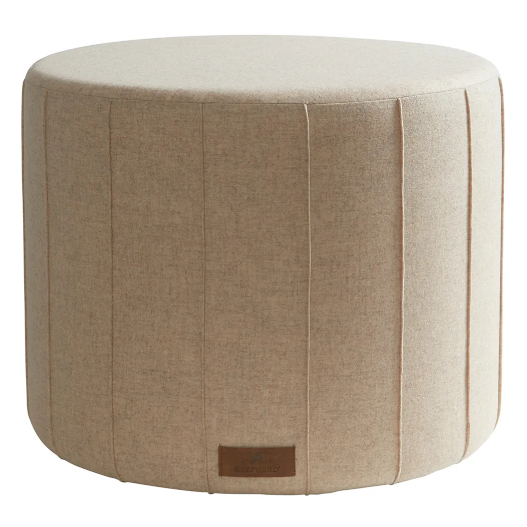 Pouf Shepherd Anja 40x50 cm, Creme (beige) Shepherd of Sweden