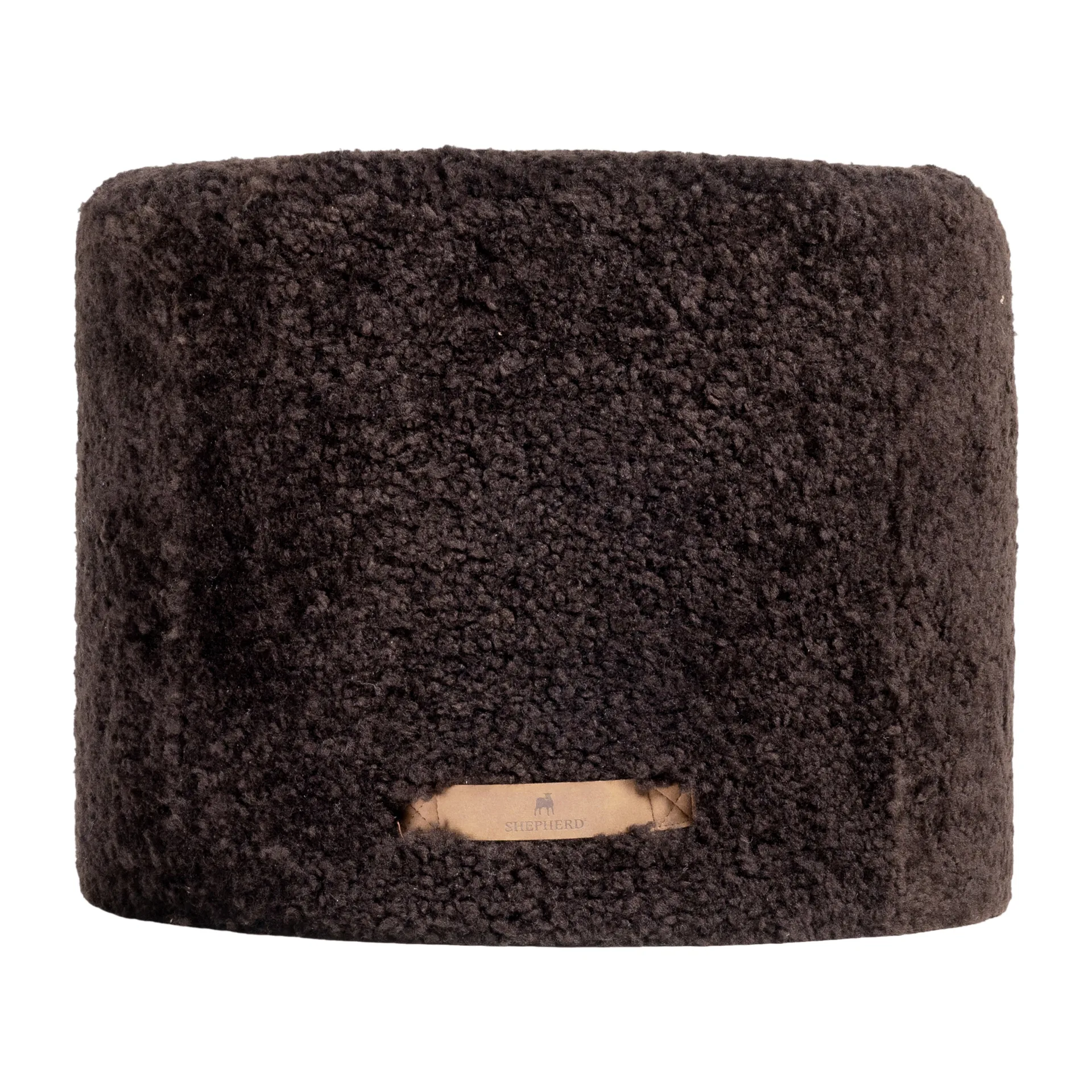 Pouf Shepherd Frida 50x40 cm, marron foncé Shepherd of Sweden