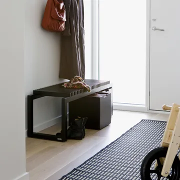 Banc Cutter 121 cm - Chêne laqué noir - Skagerak