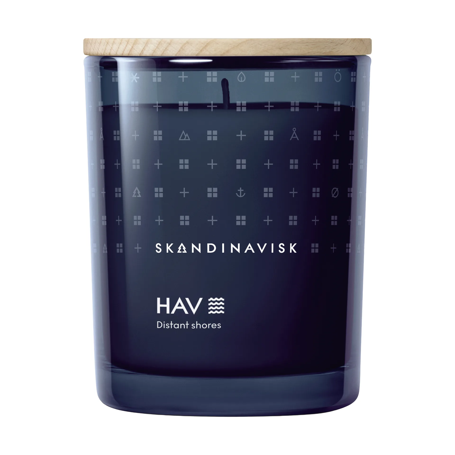 Bougie parfumée avec couvercle Hav, 200 g Skandinavisk